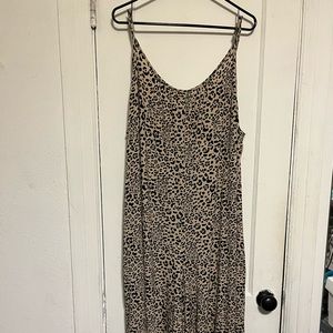 Cheetah print romper